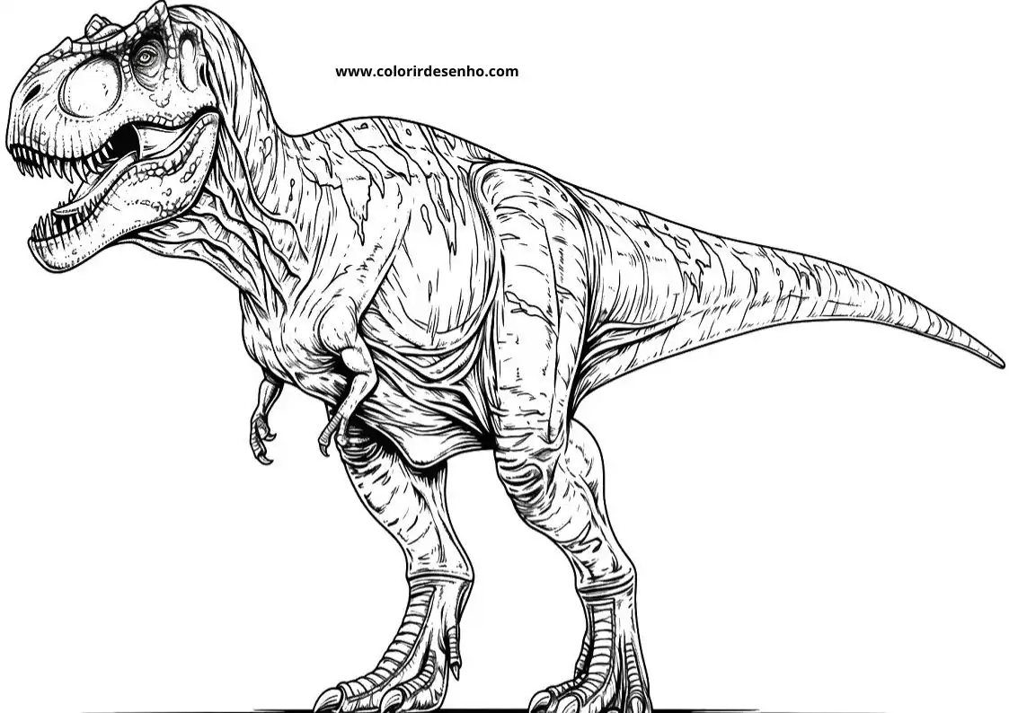 Dinossauros para Colorir 36