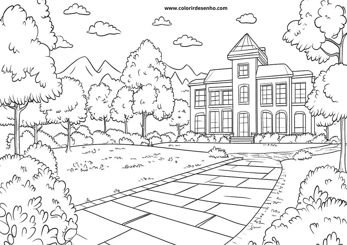 School Coloring Sheets 147