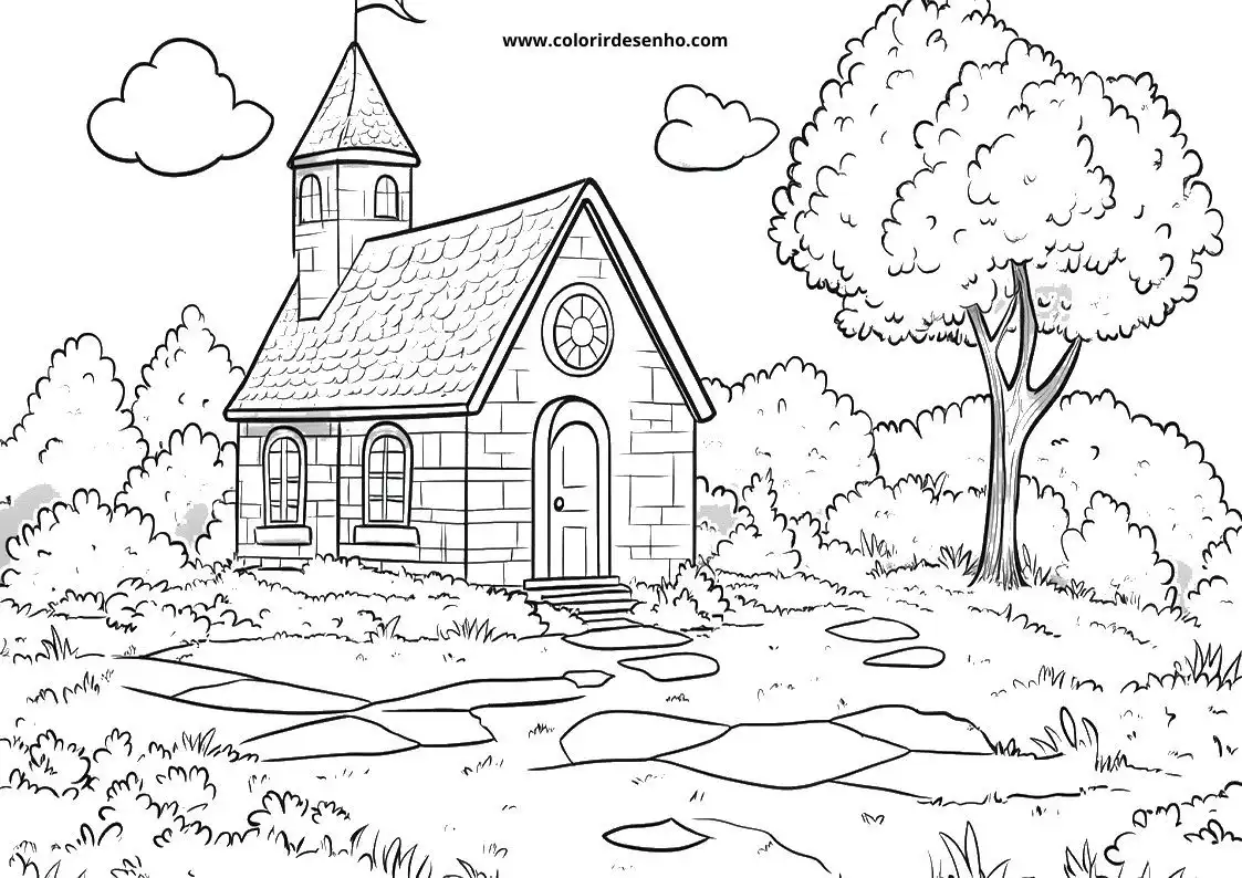 School Coloring Sheets 150