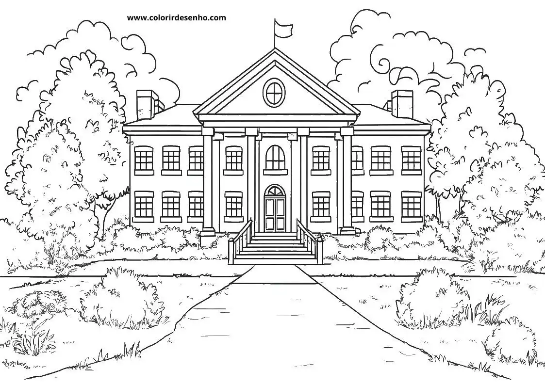 School Coloring Sheets 156