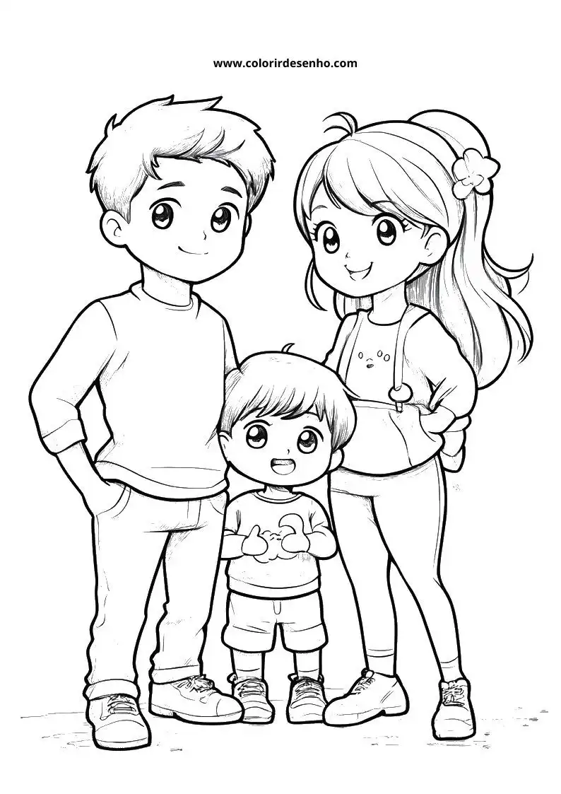 Family Coloring Pages 15