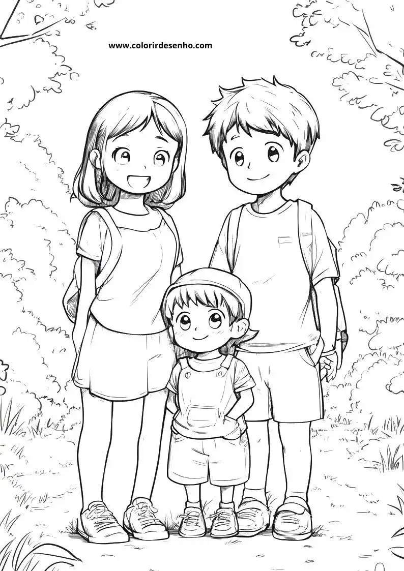 Family Coloring Pages 42