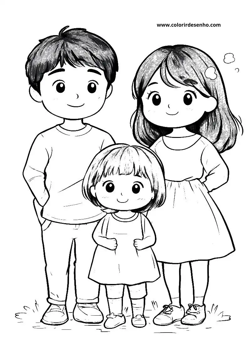 Family Coloring Pages 65