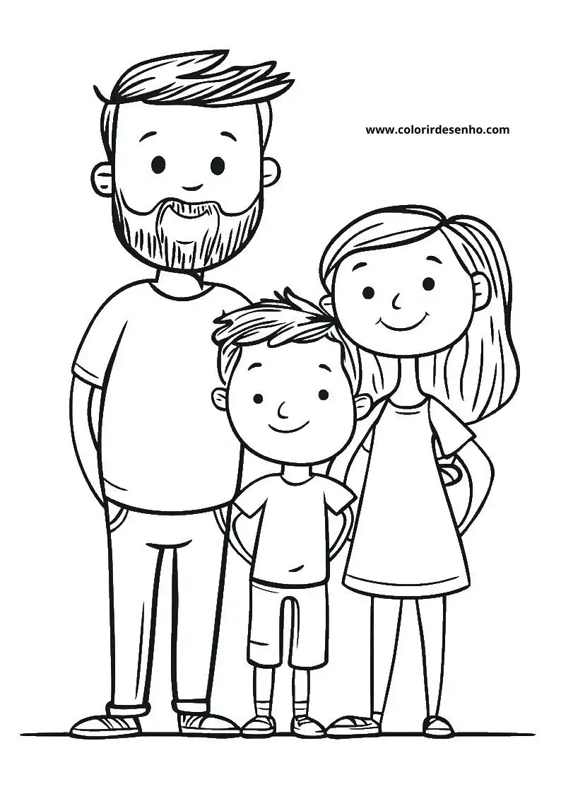 Printable Family Coloring Pages 118