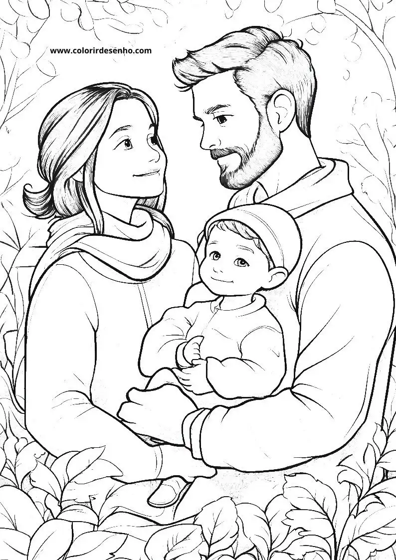 Printable Family Coloring Pages 120