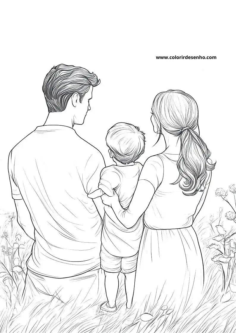 Printable Family Coloring Pages 135