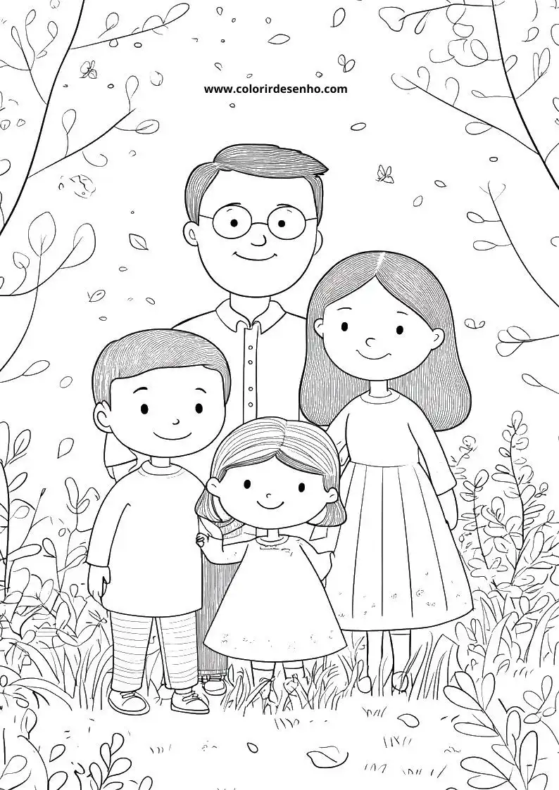 Printable Family Coloring Pages 75