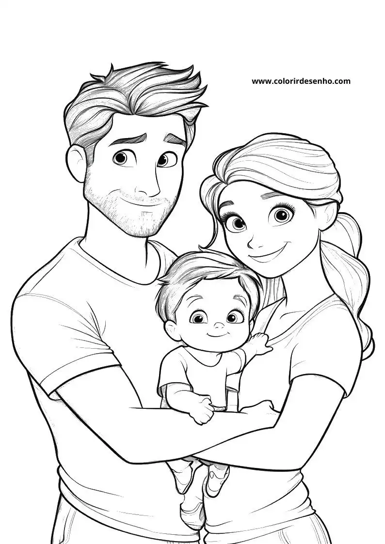 Printable Family Coloring Pages 76