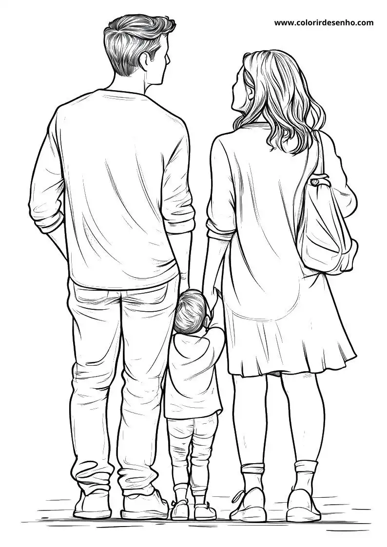 Printable Family Coloring Pages 84