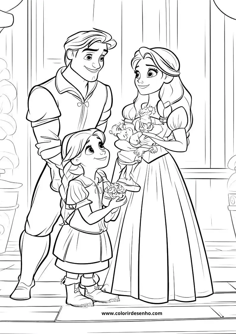 Printable Family Coloring Pages 99