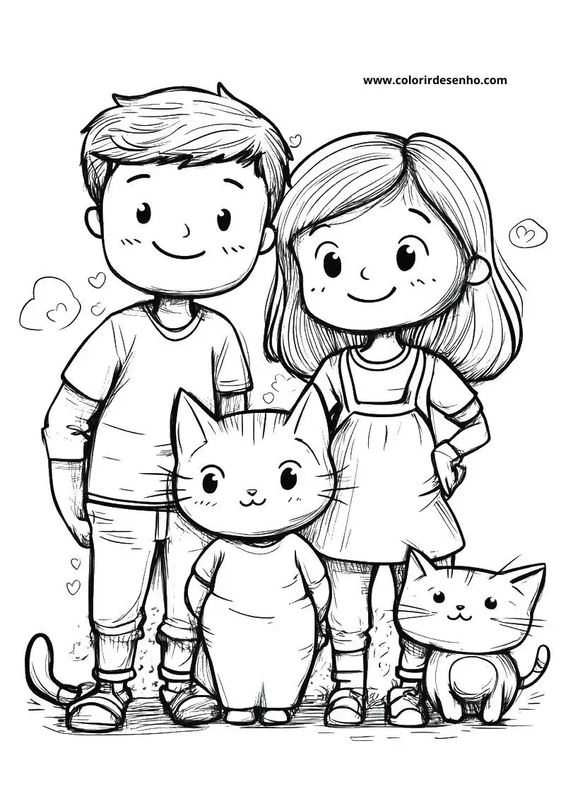 Family Coloring Sheets 162