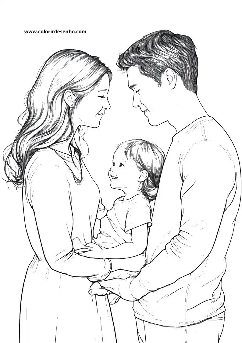 Family Coloring Sheets 215