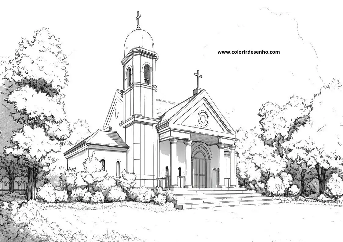 Church Coloring Pages 51