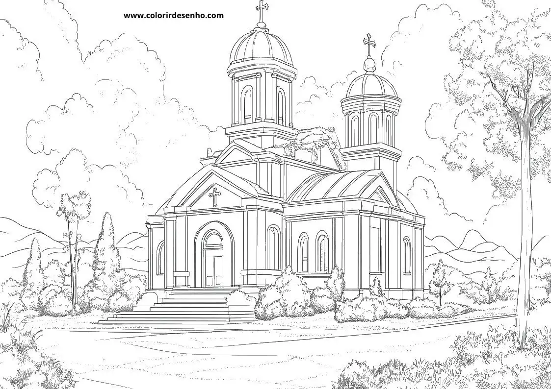 Church Coloring Sheets 109