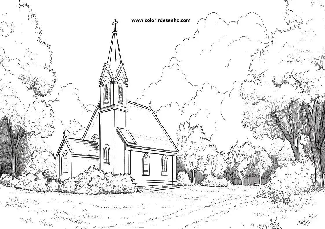 Church Coloring Sheets 118