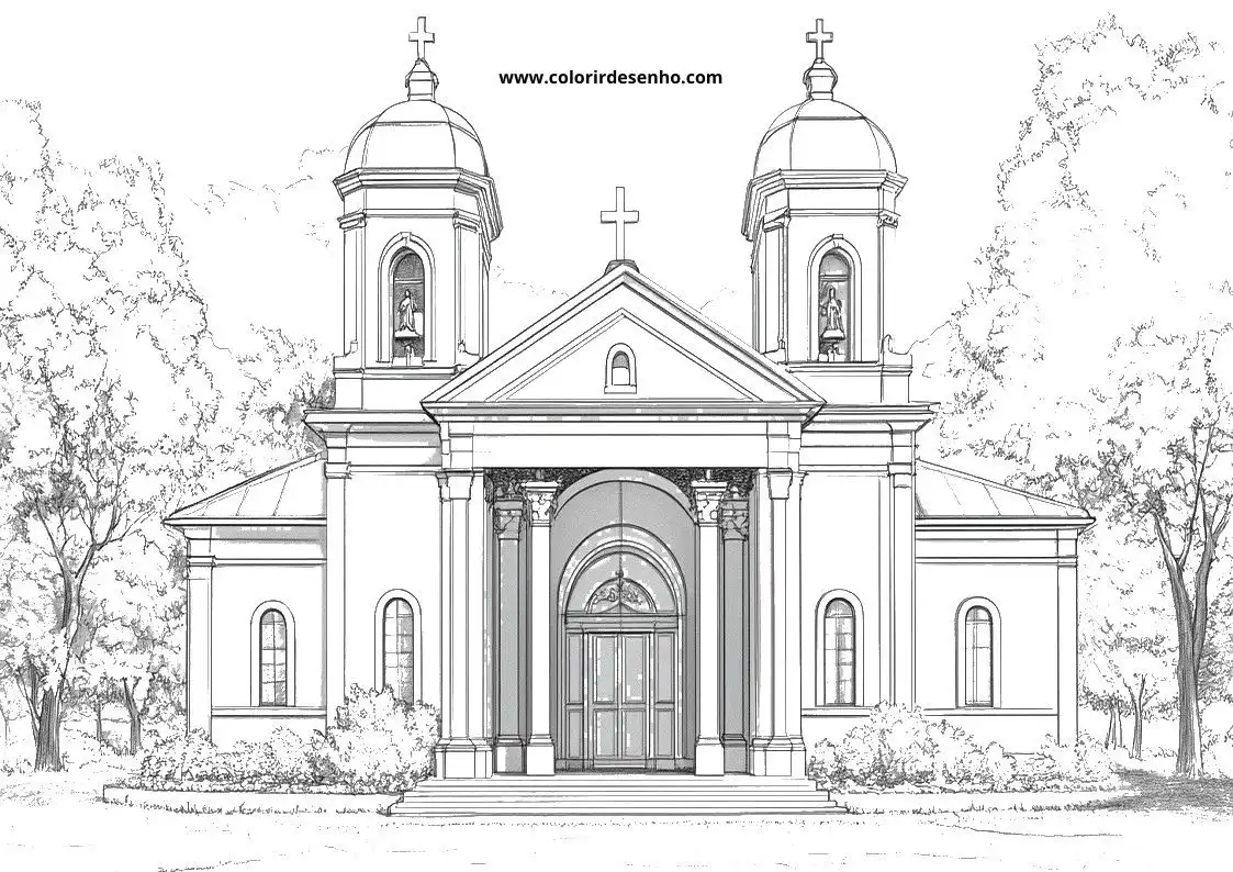 Church Coloring Sheets 130