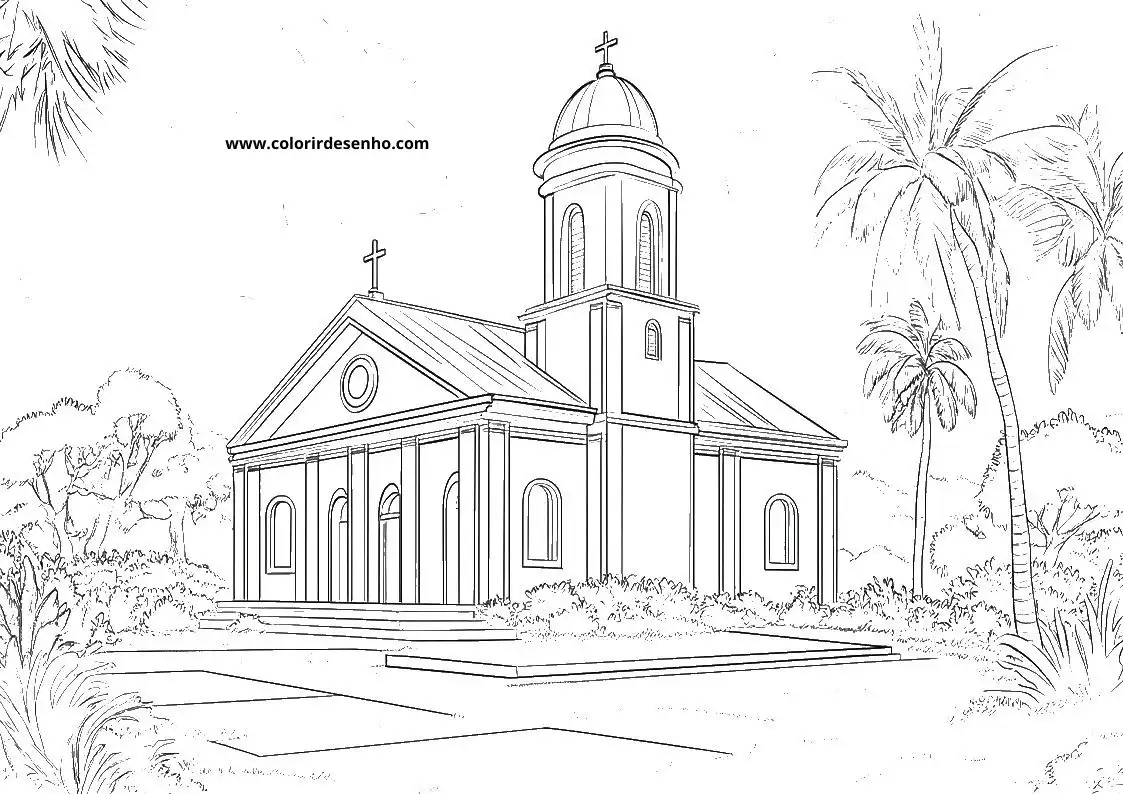 Church Coloring Sheets 133