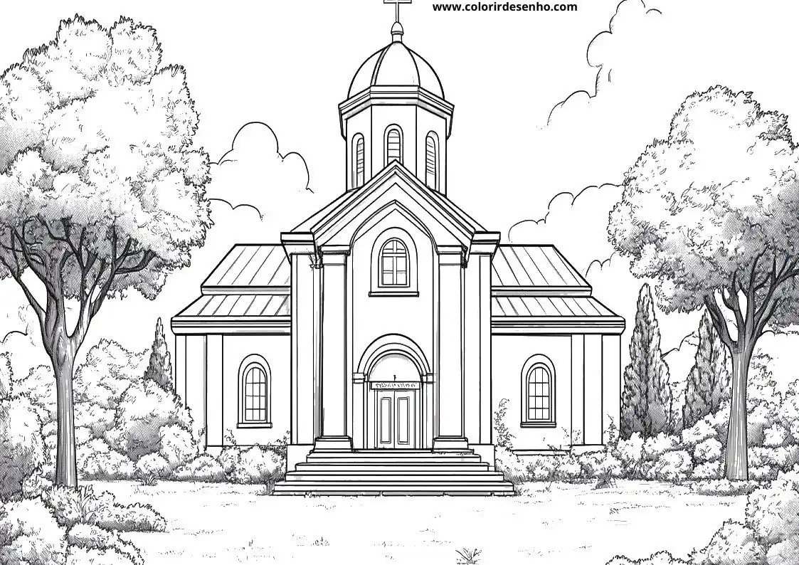 Church Coloring Sheets 151