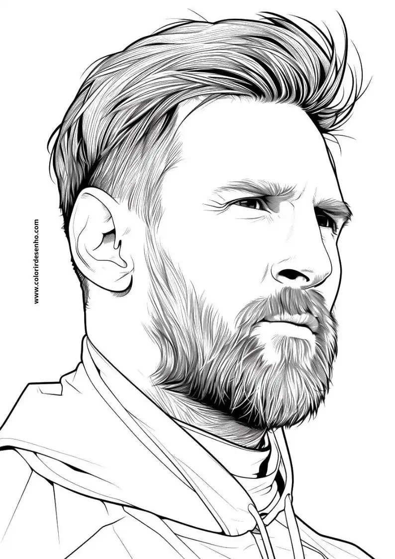 Messi Coloring Sheets 56