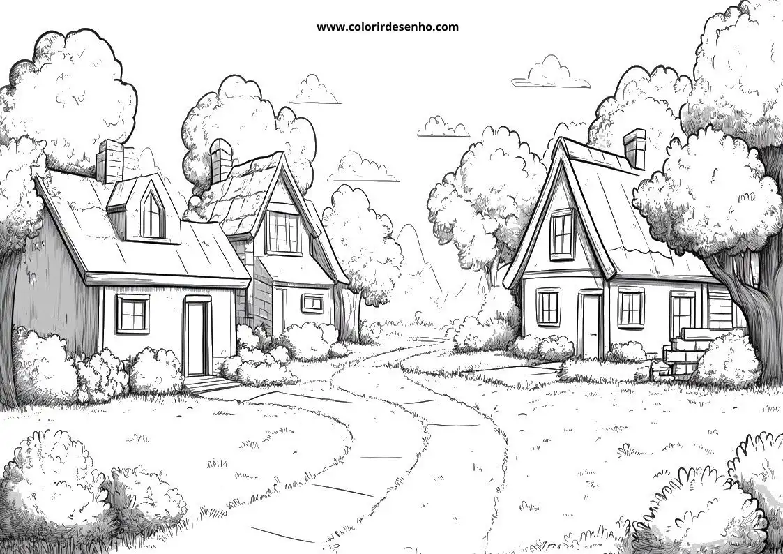 Landscape Coloring Pages 10