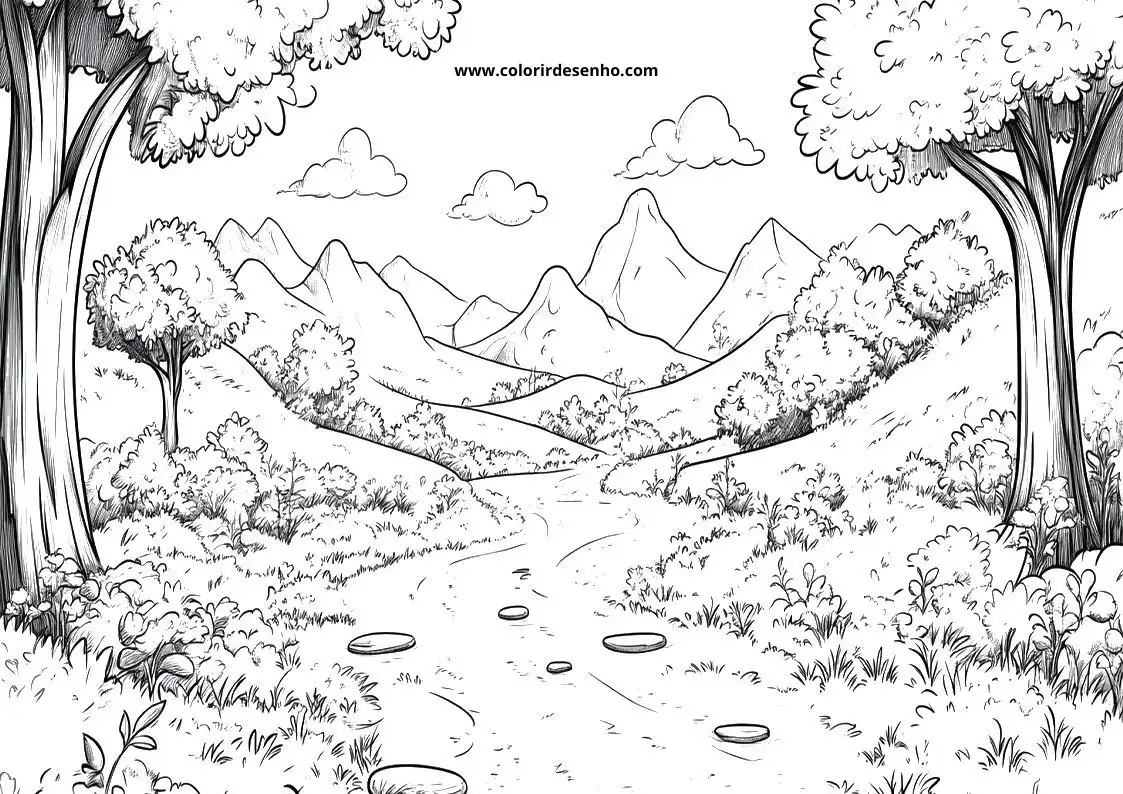 Landscape Coloring Pages 13