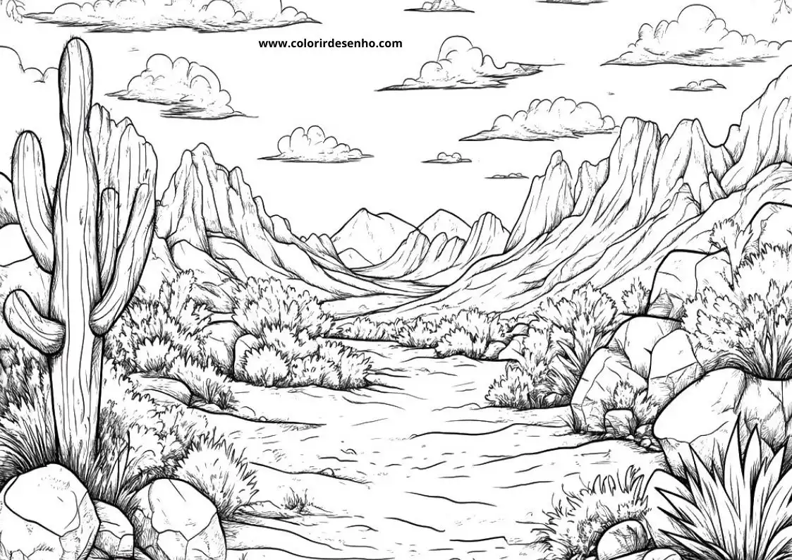 Landscape Coloring Pages 18