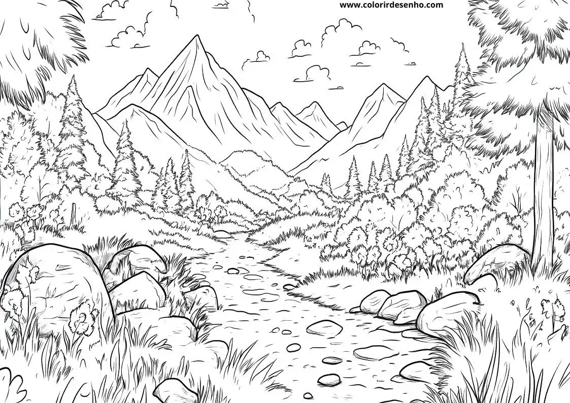 Landscape Coloring Pages 30