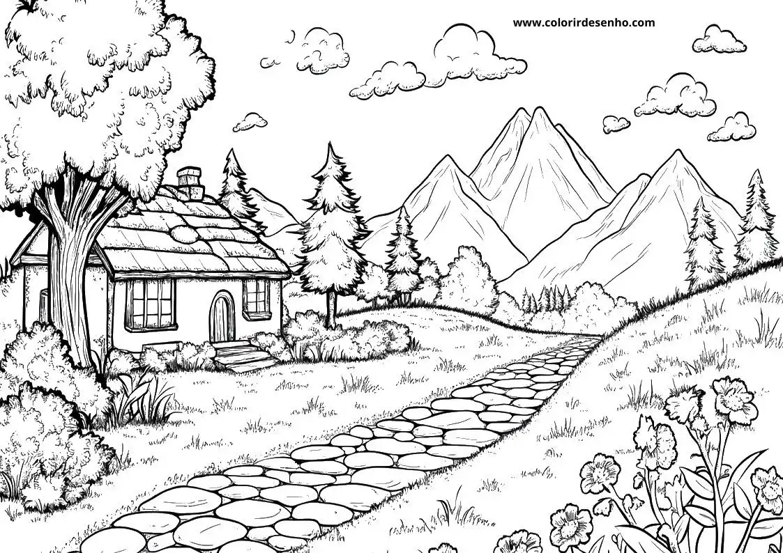 Landscape Coloring Pages 31