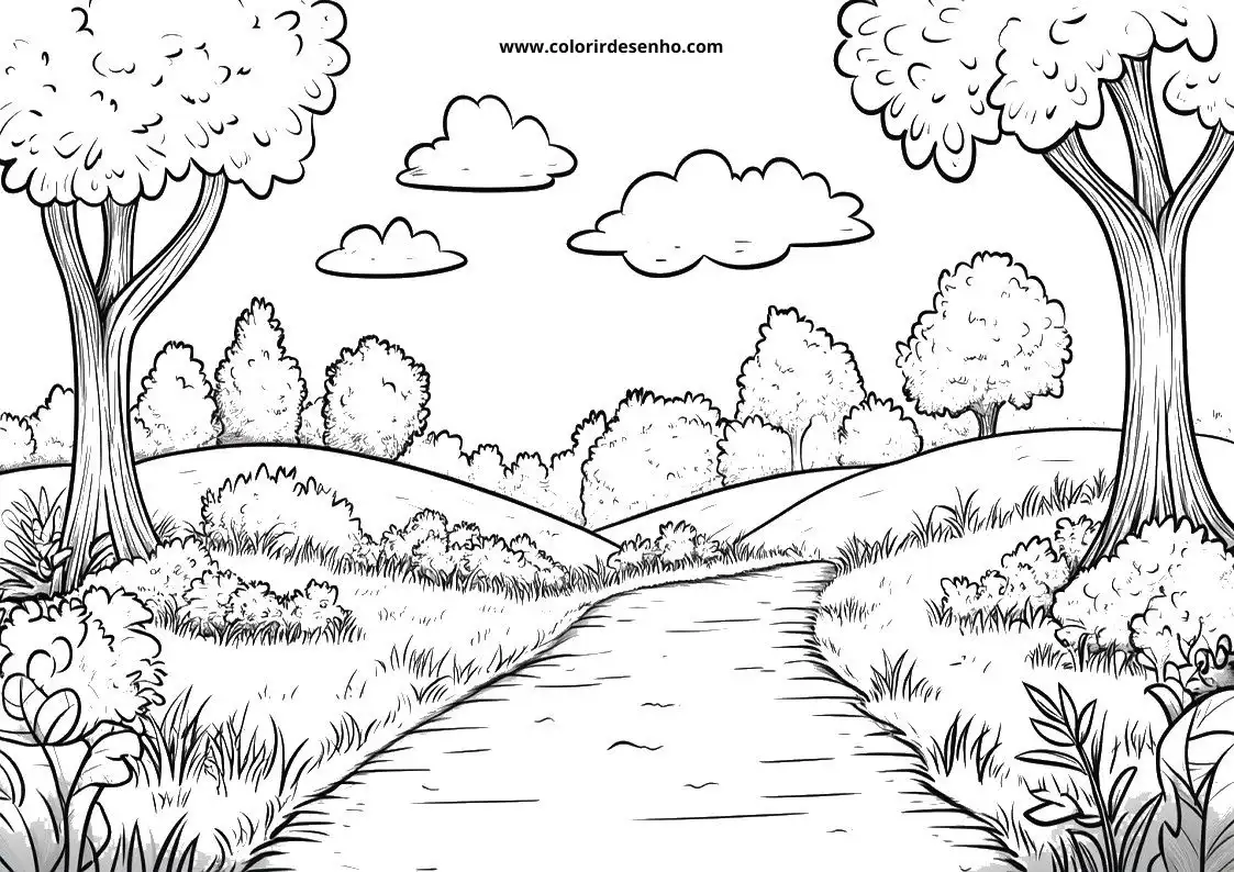 Landscape Coloring Pages 34