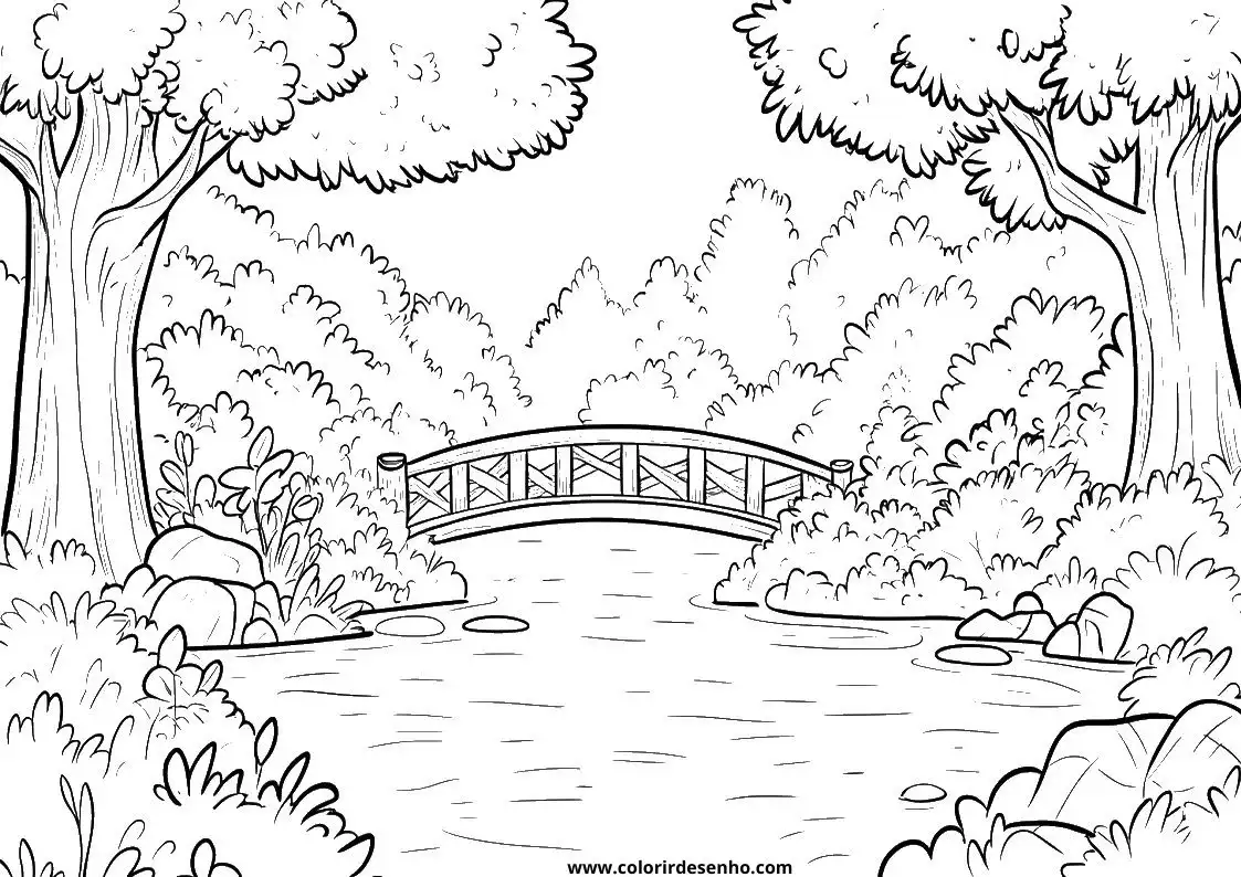 Landscape Coloring Pages 37