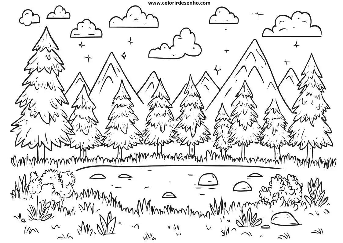 Landscape Coloring Pages 45