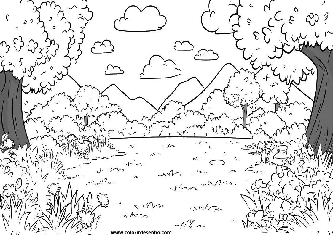 Landscape Coloring Pages 46