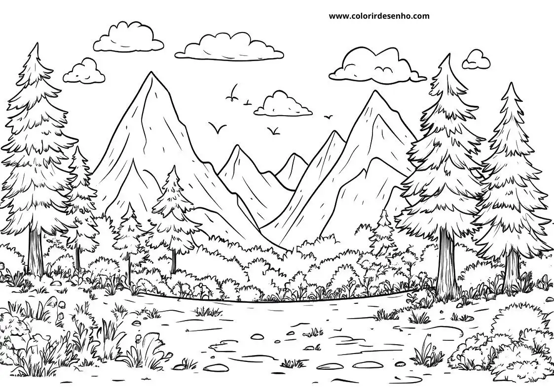 Landscape Coloring Pages 47