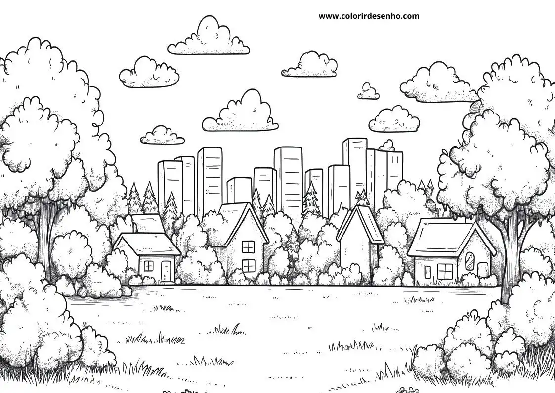 Landscape Coloring Pages 48