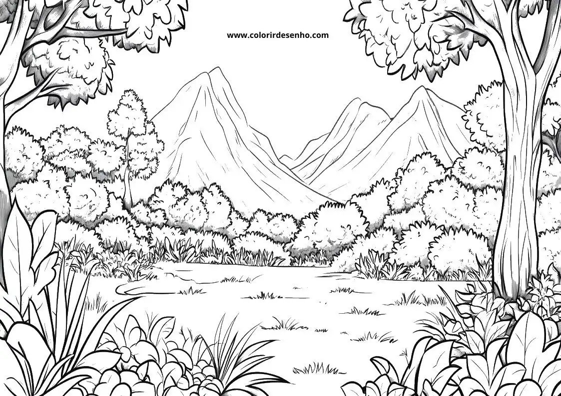 Landscape Coloring Pages 51