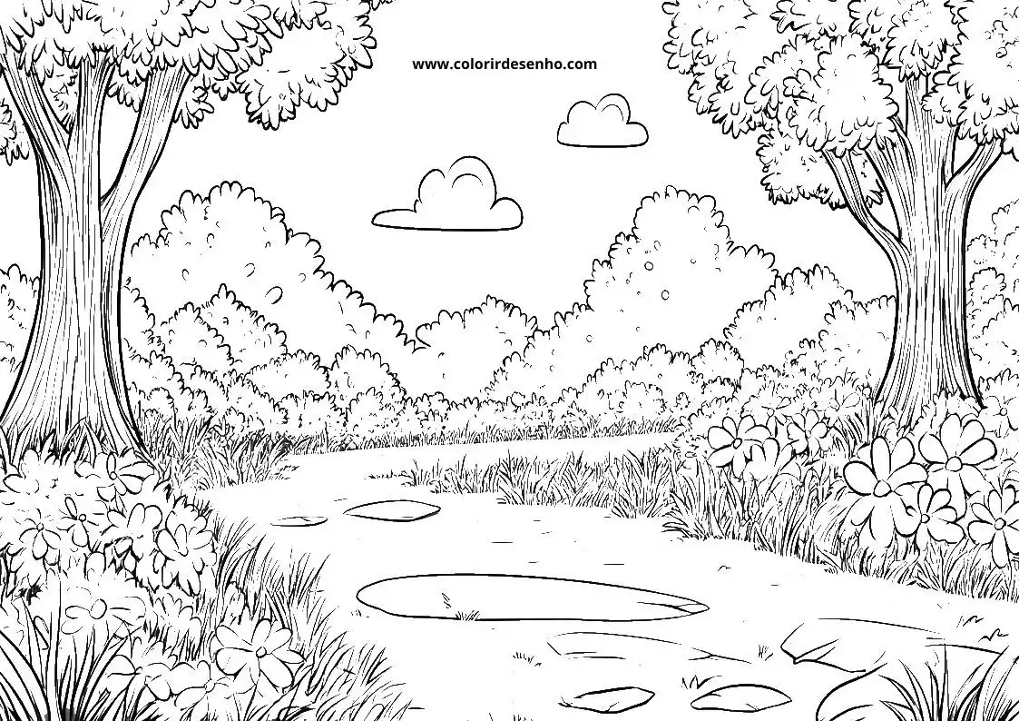 Landscape Coloring Pages 55