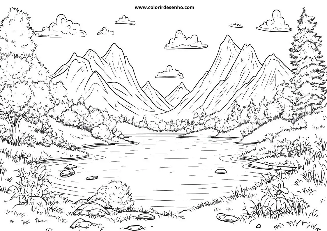 Landscape Coloring Pages 56