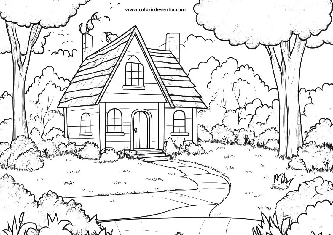 Printable Landscape Coloring Pages 111