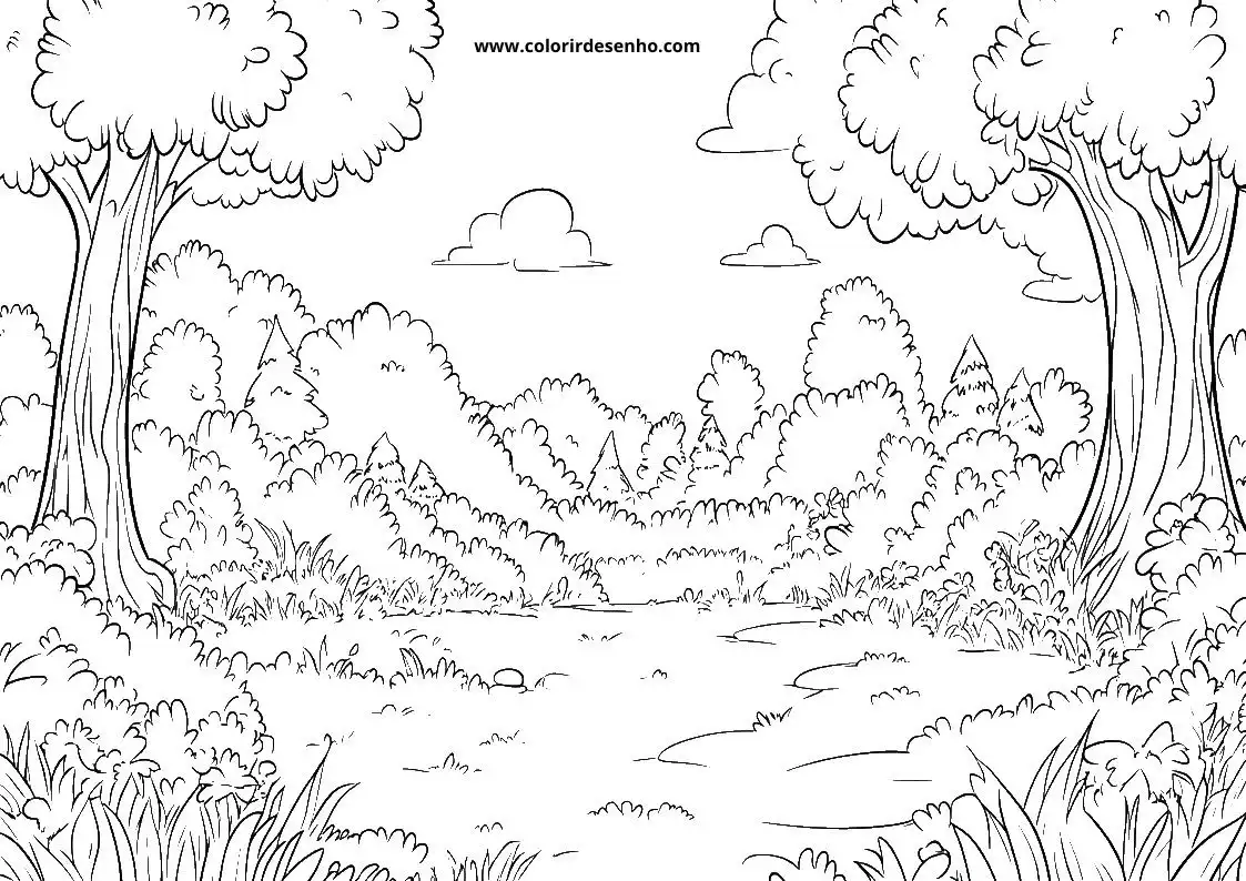 Printable Landscape Coloring Pages 57