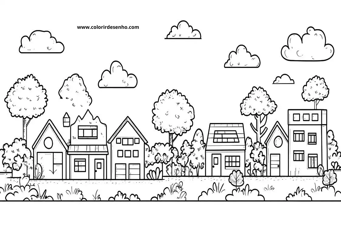 Printable Landscape Coloring Pages 66