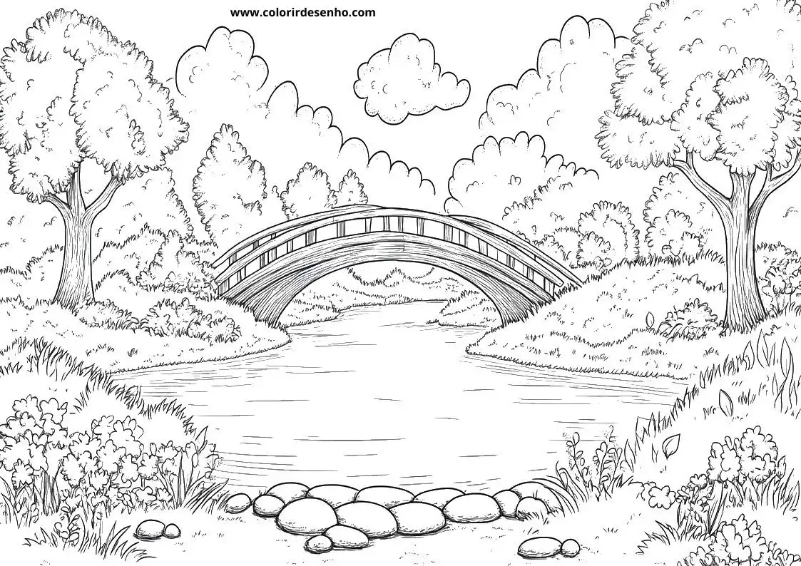 Printable Landscape Coloring Pages 71