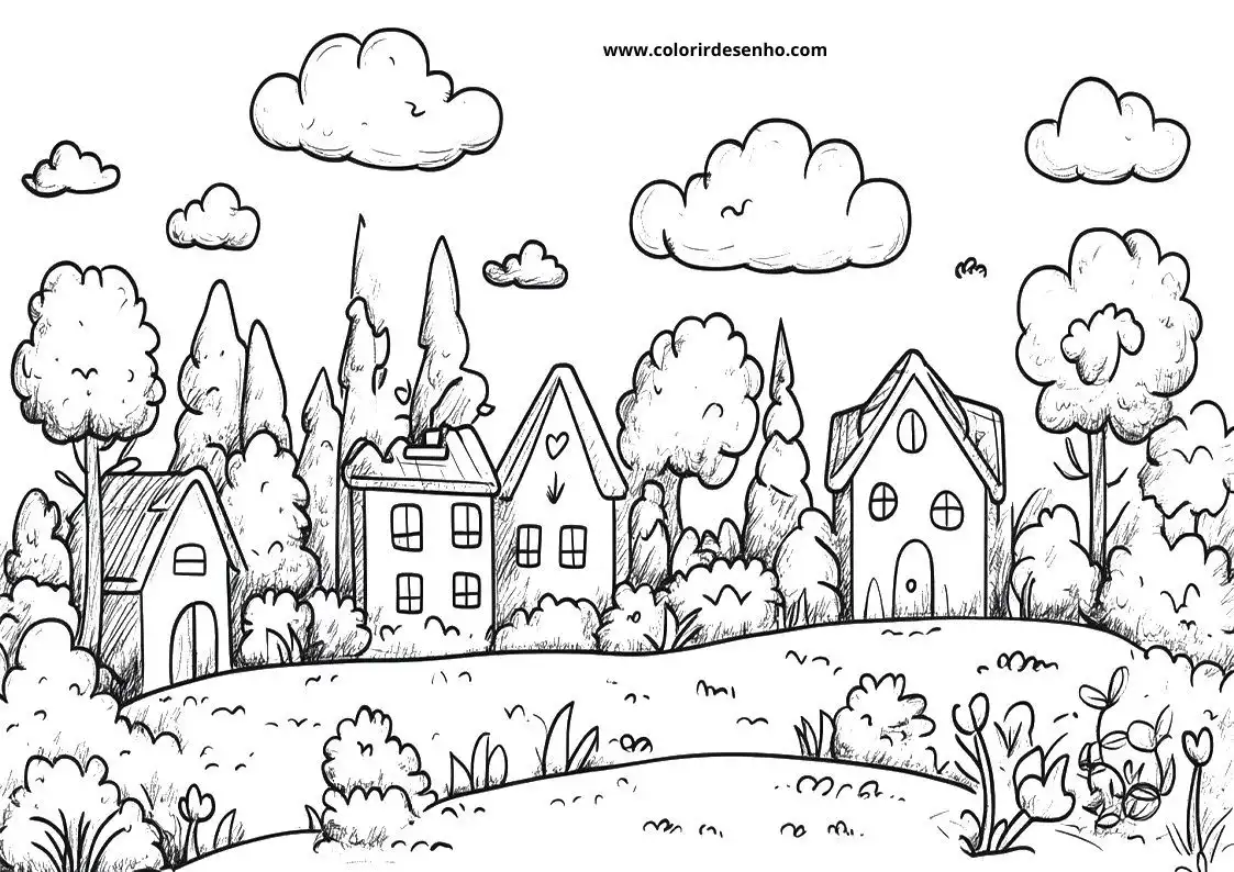 Printable Landscape Coloring Pages 75