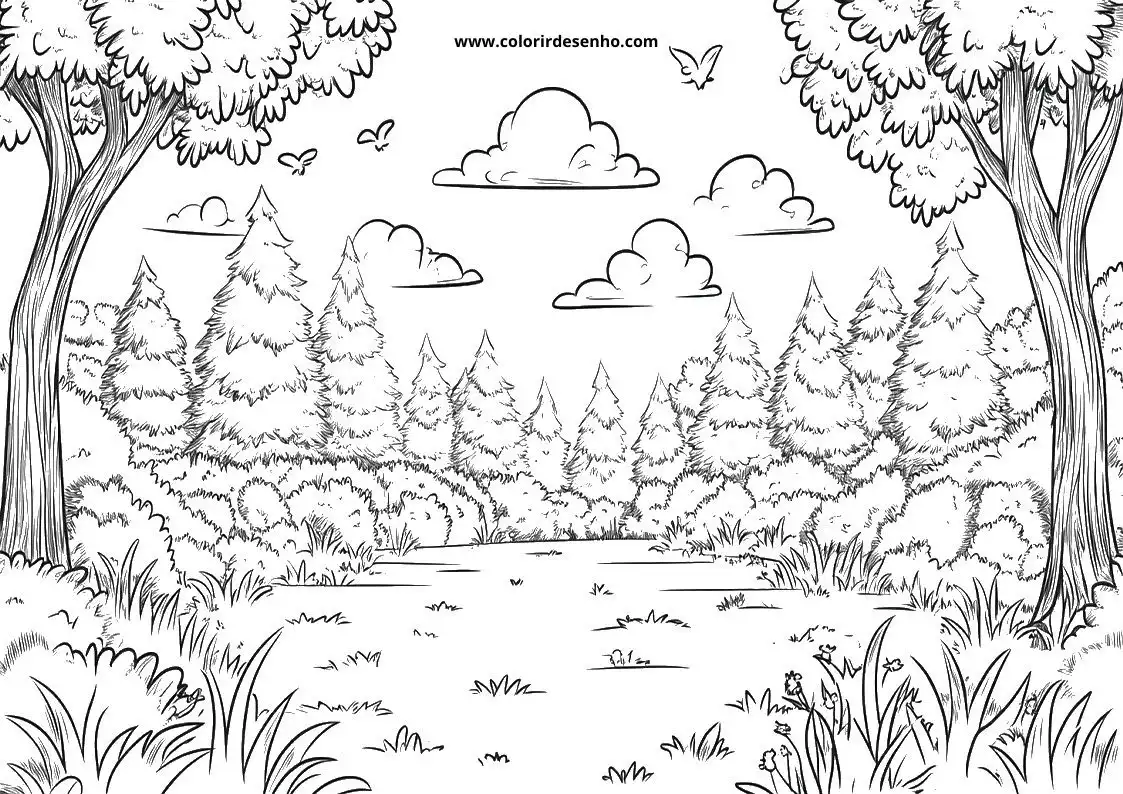 Printable Landscape Coloring Pages 88