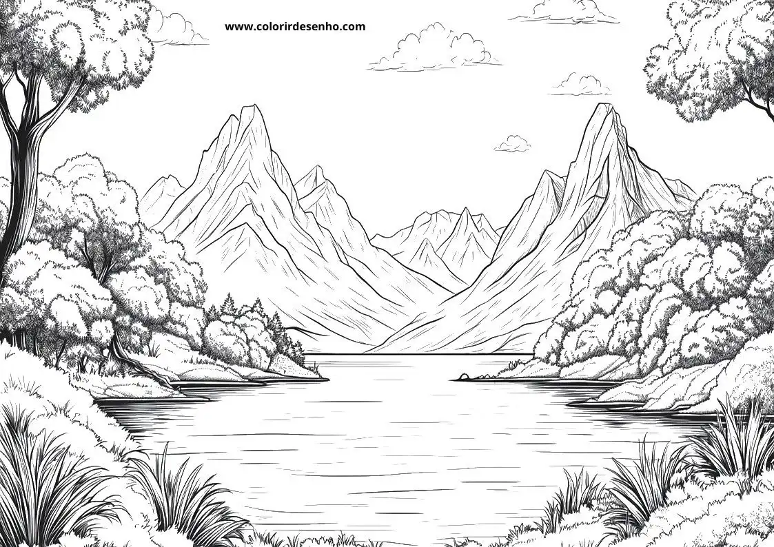 Printable Landscape Coloring Pages 92