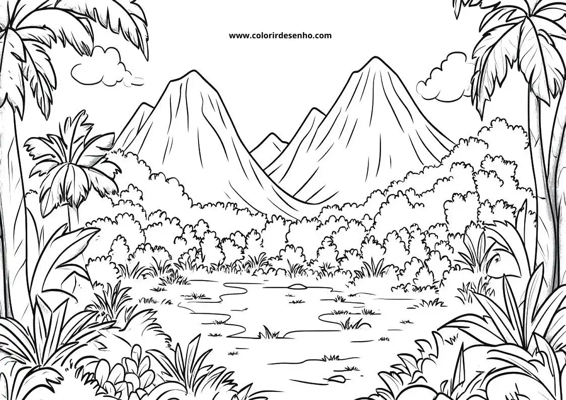 Printable Landscape Coloring Pages 93