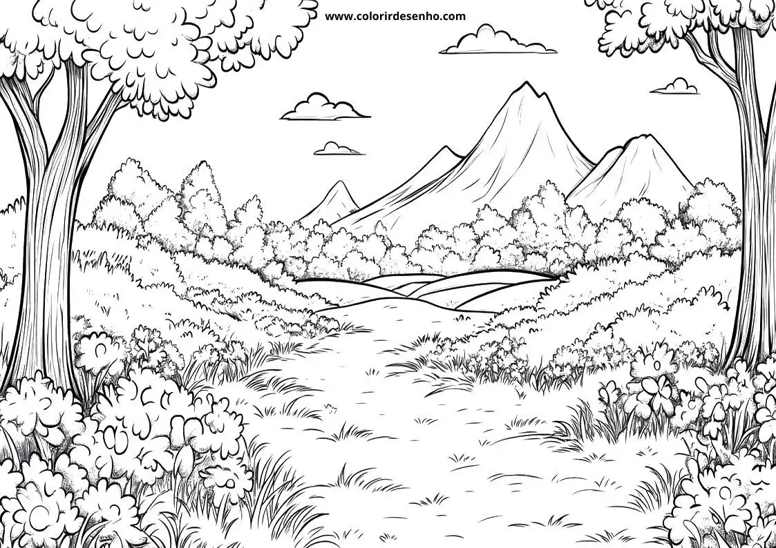 Landscape Coloring Sheets 113