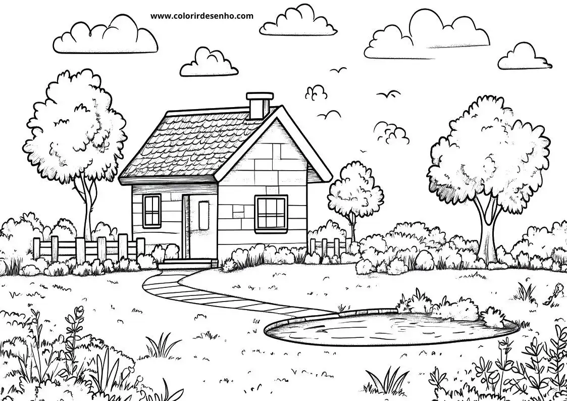 Landscape Coloring Sheets 116