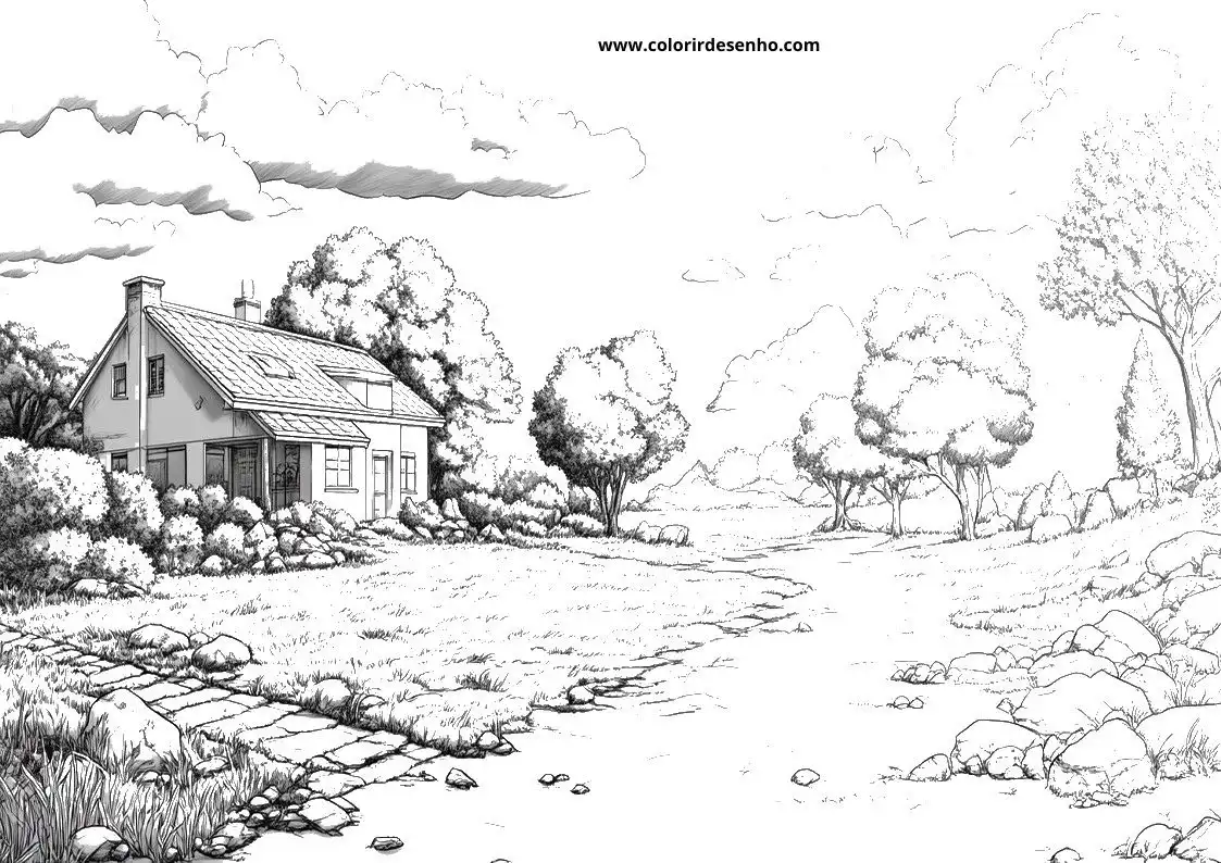 Landscape Coloring Sheets 119