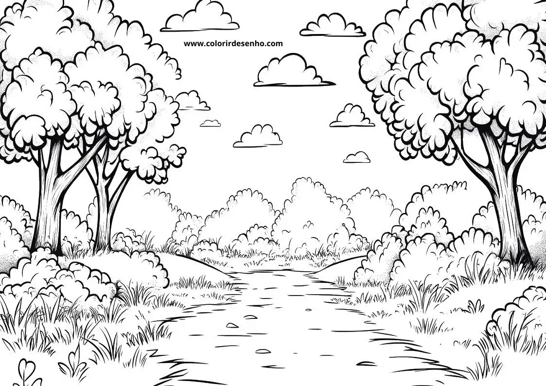 Landscape Coloring Sheets 124