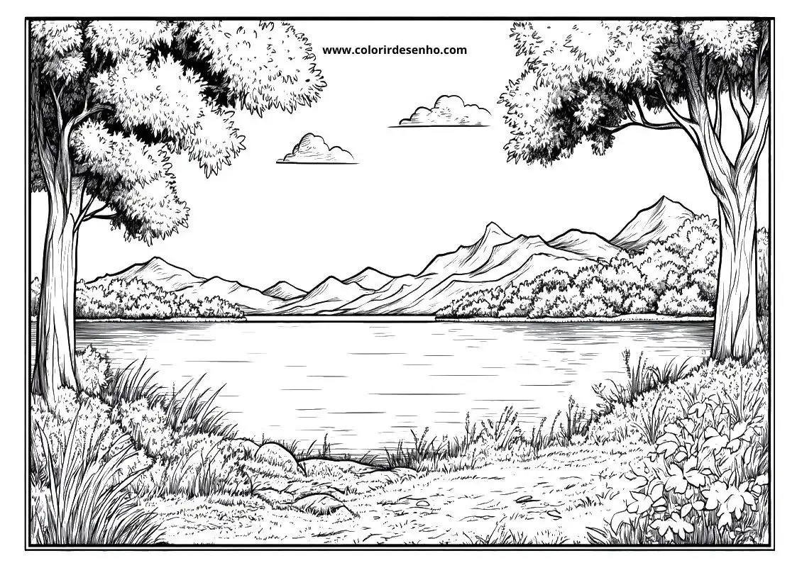 Landscape Coloring Sheets 126